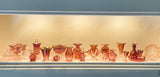 Miniature Cranberry Glass Collection