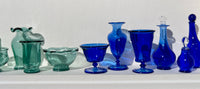 Miniature Green to Blue Glass Collection