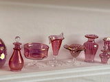 Miniature Cranberry Glass Collection 1